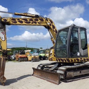 HITACHI ZX75US-3 ★ Excavator ★ 450G+PAD, BLADE, ARM CRANE, A/C, MUTLTI - Image 1