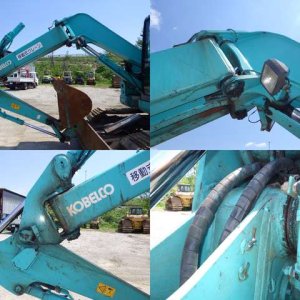 KOBELCO SK75UR-5 ★ Excavator ★ 450G+PAD, Arm Crane, Blade, Offset Boom, A/C, Multi - Image 13