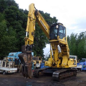 KOMATSU PC210LC-8N1 ★ Excavator ★ F, Link-CAB, Rotary Grapple, Piping, - Image 21