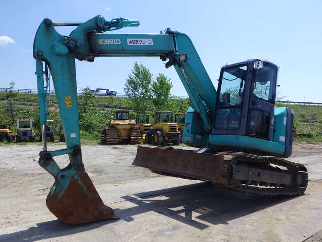 KOBELCO SK75UR-5 ★ Excavator ★ 450G+PAD, Arm Crane, Blade, Offset Boom, A/C, Multi