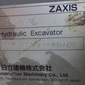 HITACHI ZX125US ★ Excavator ★ 500G, BKT, 5PIPING, A/C, EPA - Image 72