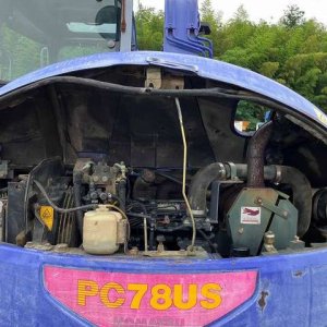 KOMATSU PC78US-5 ★ Excavator ★ 450G+Pad, Blade, CAB, A/C - Image 55