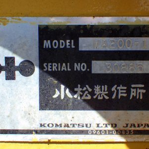 KOMATSU WA200-1 ★ Loader(Crawled/Wheeled) ★ CAB, BKT, Piping - Image 71