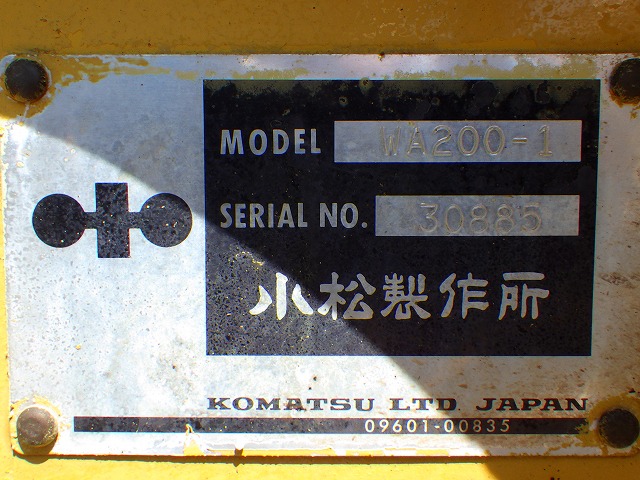 KOMATSU WA200-1 ★ Loader(Crawled/Wheeled) ★ CAB, BKT, Piping