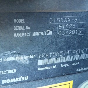 KOMATSU D155AX-6 ★ Bulldozer ★ 560G, CAB, S/T Dozer, RIPPER - изображение 67