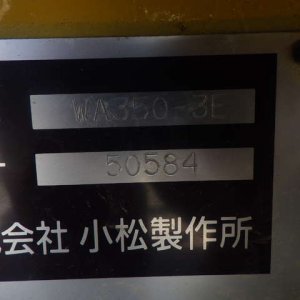 KOMATSU WA350-3E ★ Loader(Crawled/Wheeled) ★ Blade, CAB, Piping, A/C - Image 74