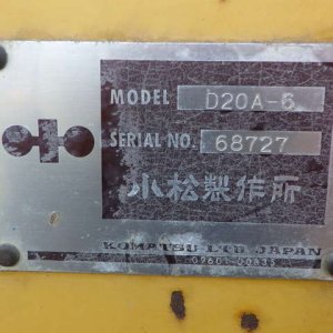KOMATSU D20A-6 ★ Bulldozer ★ 300G, CNP, PAT, Winch - Image 65