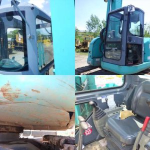 KOBELCO SK75UR-5 ★ Excavator ★ 450G+PAD, Arm Crane, Blade, Offset Boom, A/C, Multi - Image 60