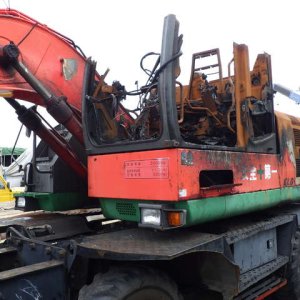 UOTANI KLG-6800 ★ Excavator ★ Wheel Excavator, Long Reach, w/ Arm, w/o Attachment - изображение 48