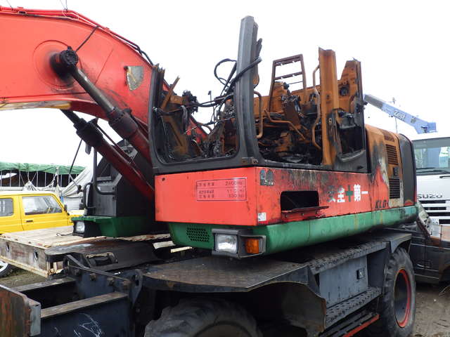 UOTANI KLG-6800 ★ Excavator ★ Wheel Excavator, Long Reach, w/ Arm, w/o Attachment