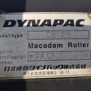 DYNAPAC CS125 ★ Road Equipment ★ Macadam Roller, CNP, 抹消 - Image 57