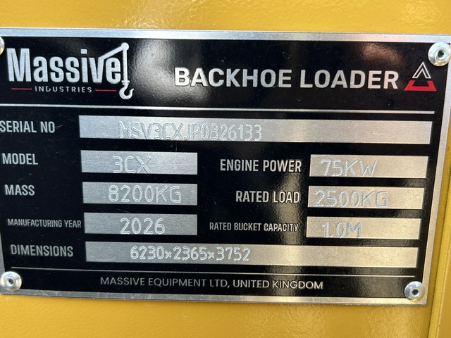 MASSIVE 3CX ★ Loader(Crawled/Wheeled) ★ Backhoe loader, CAB, Piping, Slide Arm, A/C, w/Breaker