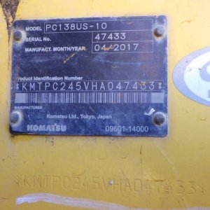 KOMATSU PC138US-10 ★ Excavator ★ 700G, ArmCrane, A/C, 2-way Multi - Image 73