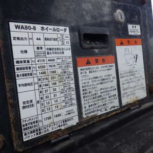 KOMATSU WA80-8 ★ Loader(Crawled/Wheeled) ★ CAB, BKT, Long Arm, A/C, 30,157km - Image 15