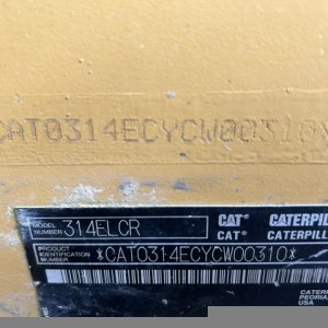 CAT 314ELCR ★ Excavator ★ 500S.G, Piping, Blade(Rear), w/o Attachments - Image 12
