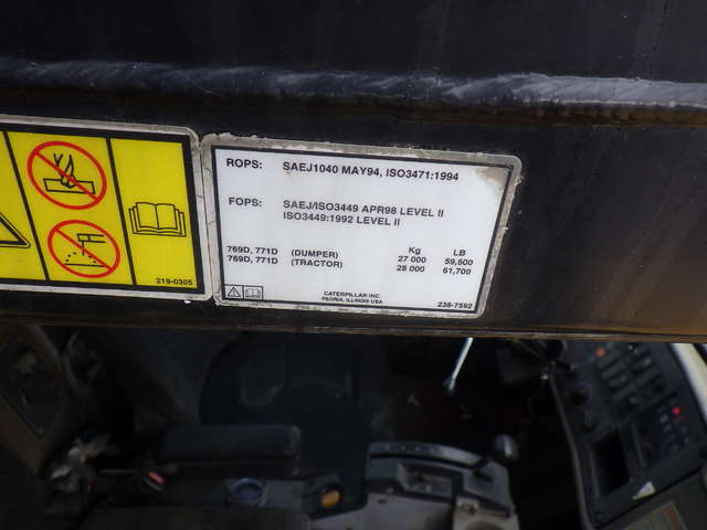 CAT 769D ★ Other ★ Off-highway dump truck, 132,759km