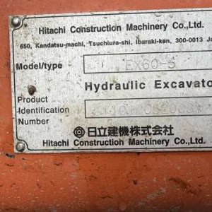 HITACHI EX60-5 ★ Excavator ★ G+Pad, Slope BKT, w/Standard Bucket - Image 12