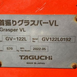 TAGUCHI GV-122L ★ Parts & Attachment ★ Hydraulic Grapple for 0.45m3, PIN dia.:60mm - изображение 16