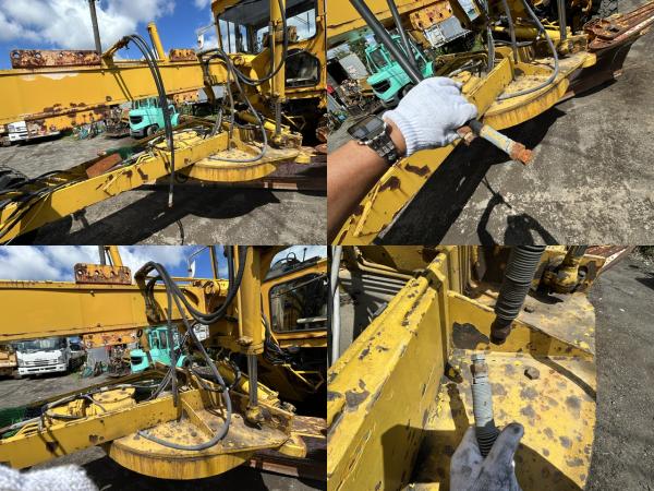 MITSUBISHI MG500-S ★ Road Equipment ★ Snow Motor Grader, CAB, Blade 4.0m, TAIN LAKE (粗面形成装置）