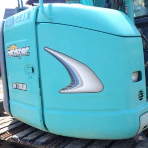 KOBELCO SK75UR-5 ★ Excavator ★ 450G+PAD, Arm Crane, Blade, Offset Boom, A/C, Multi - Image 43