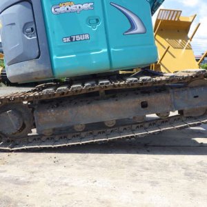 KOBELCO SK75UR-5 ★ Excavator ★ 450G+PAD, Arm Crane, Blade, Offset Boom, A/C, Multi - Image 32