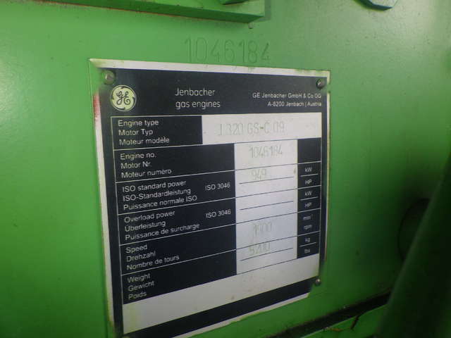 JMS320GS-N.L ★ Generator & Compressor ★ Gas Turbine Generator, Engine : J320GS-C09-1046184