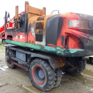 UOTANI KLG-6800 ★ Excavator ★ Wheel Excavator, Long Reach, w/ Arm, w/o Attachment - изображение 3