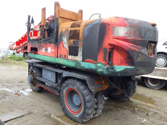 UOTANI KLG-6800 ★ Excavator ★ Wheel Excavator, Long Reach, w/ Arm, w/o Attachment