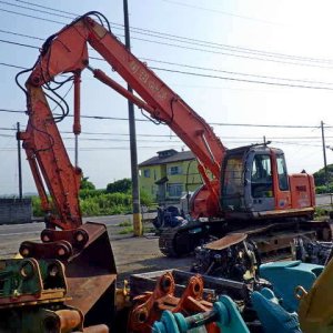 HITACHI ZX225USRLCK ★ Excavator ★ G, 3sec. Demolition Front, Pipings, A/C, w/o Attachments - Image 1