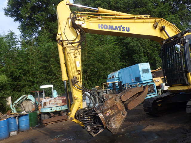 KOMATSU PC210LC-8N1 ★ Excavator ★ F, Link-CAB, Rotary Grapple, Piping,