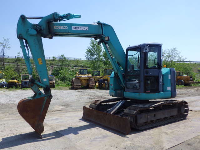 KOBELCO SK75UR-5 ★ Excavator ★ 450G+PAD, Arm Crane, Blade, Offset Boom, A/C, Multi