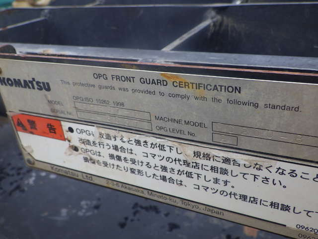 KOMATSU CAB_Guard ★ Parts & Attachment ★ CAB Guard for PC200-8N1