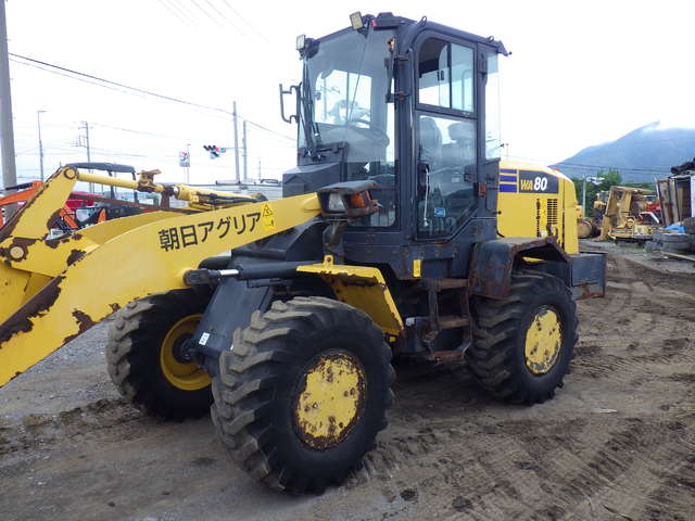 KOMATSU WA80-8 ★ Loader(Crawled/Wheeled) ★ CAB, BKT, Long Arm, A/C, 30,157km