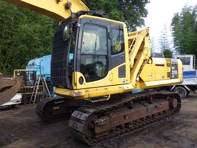 KOMATSU PC210LC-8N1 ★ Excavator ★ F, Link-CAB, Rotary Grapple, Piping,