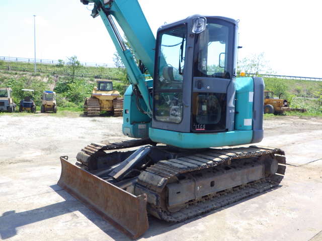 KOBELCO SK75UR-5 ★ Excavator ★ 450G+PAD, Arm Crane, Blade, Offset Boom, A/C, Multi