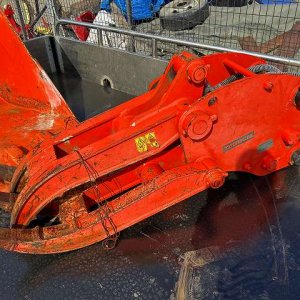 TAGUCHI GV-122L ★ Parts & Attachment ★ Hydraulic Grapple for 0.45m3, PIN dia.:60mm - изображение 1