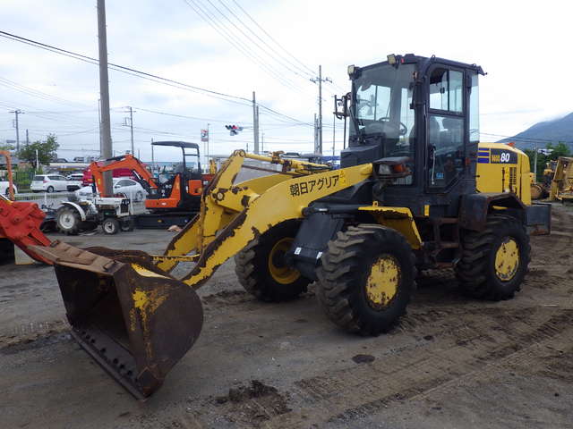 KOMATSU WA80-8 ★ Loader(Crawled/Wheeled) ★ CAB, BKT, Long Arm, A/C, 30,157km