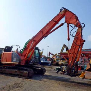 HITACHI ZX225USRLCK ★ Excavator ★ G, 3sec. Demolition Front, Pipings, A/C, w/o Attachments - Image 4