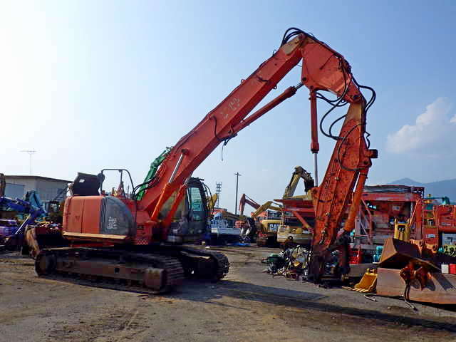 HITACHI ZX225USRLCK ★ Excavator ★ G, 3sec. Demolition Front, Pipings, A/C, w/o Attachments