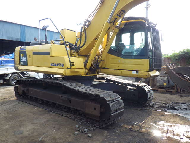 KOMATSU PC210LC-8N1 ★ Excavator ★ F, Link-CAB, Rotary Grapple, Piping,