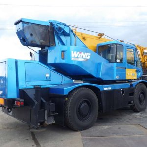 KOMATSU LW250-5 ★ Crane ★ Hook(24t, Aux.), H-Outrigger, 153,141km, 揚検なし - Image 5