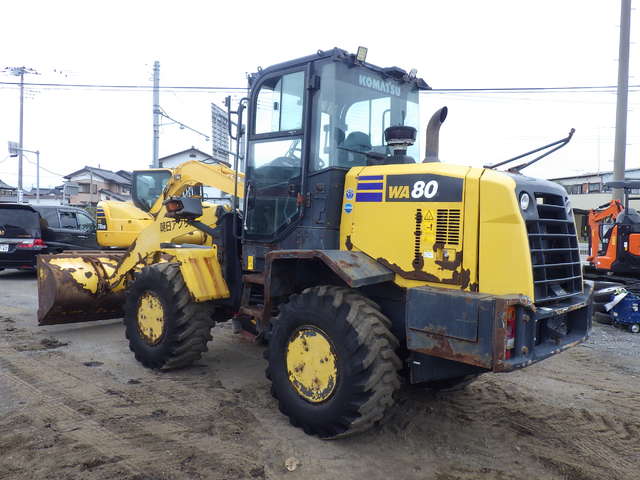 KOMATSU WA80-8 ★ Loader(Crawled/Wheeled) ★ CAB, BKT, Long Arm, A/C, 30,157km
