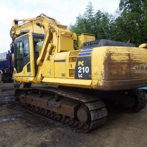 KOMATSU PC210LC-8N1 ★ Excavator ★ F, Link-CAB, Rotary Grapple, Piping, - Image 4
