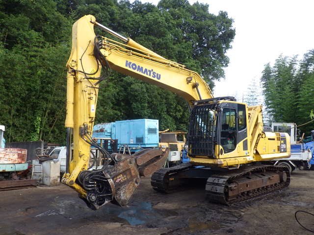 KOMATSU PC210LC-8N1 ★ Excavator ★ F, Link-CAB, Rotary Grapple, Piping,